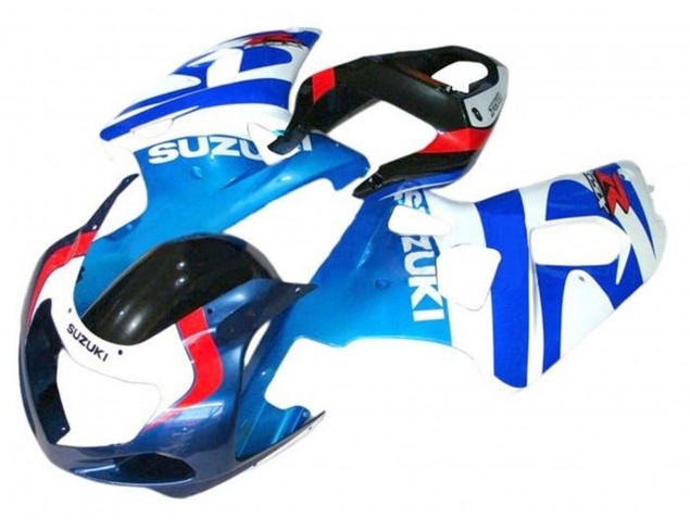 2001-2003 White Blue Red Black Suzuki GSXR 600 / GSXR 750 Motorcycle Fairings Canada