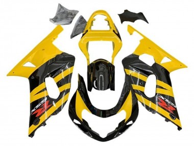 2001-2003 Yellow Black Stripe Red Suzuki GSXR 600 / GSXR 750 Motorcycle Fairings Canada