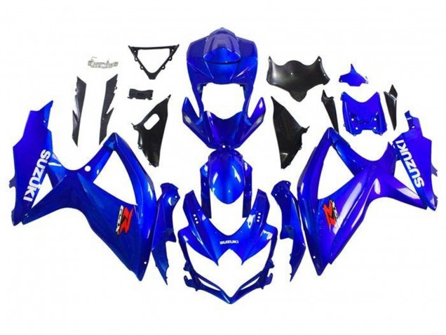 2008-2010 Blue White Red Suzuki GSXR 600 / GSXR 750 Motorcycle Fairing Canada