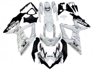2008-2010 White Black Alstare Corona Extra Motul Suzuki GSXR 600 / GSXR 750 Motorcycle Fairings Canada