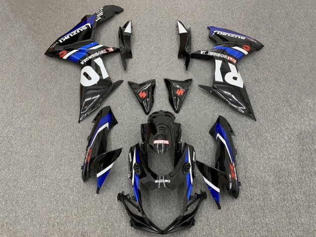 2011-2024 Glossy Black Blue White Red Yoshimura Suzuki GSXR 600 / GSXR 750 Motorcycle Fairings Canada