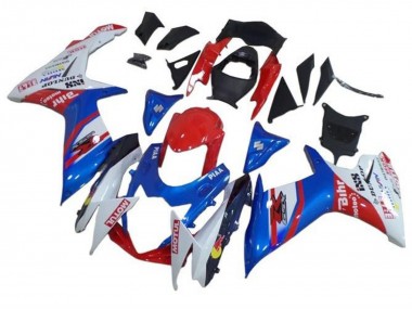 2011-2024 Blue White Red Motul Suzuki GSXR 600 / GSXR 750 Motorcycle Fairings Canada