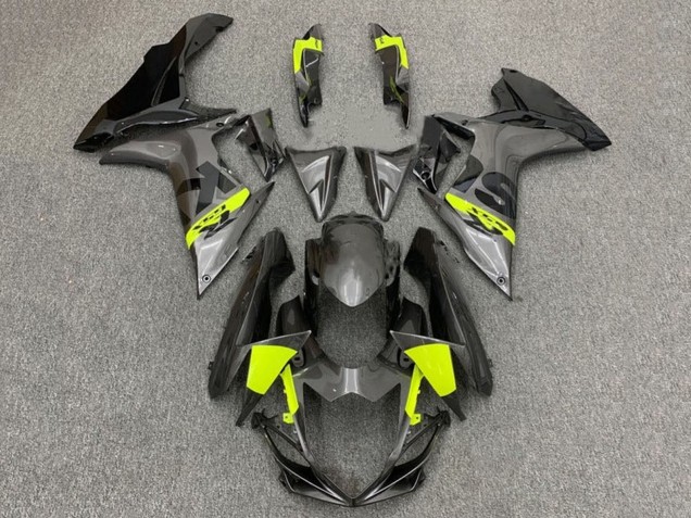 2011-2024 Grey Black Neon Yellow Suzuki GSXR 600 / GSXR 750 Motorcycle Fairings Canada