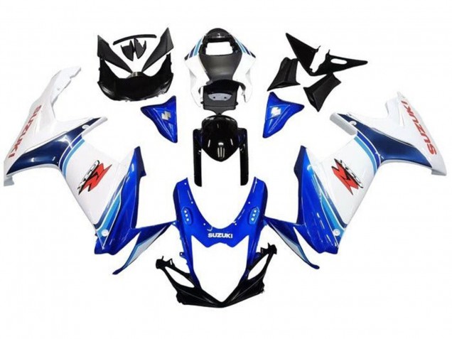2011-2024 White Blue Glossy Black Red Suzuki GSXR 600 / GSXR 750 Motorcycle Fairings Canada