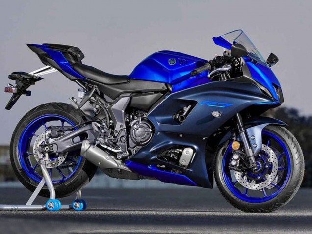 2021-2024 Blue Matte Blue Yamaha YZF R7 Motorcycle Fairings Canada