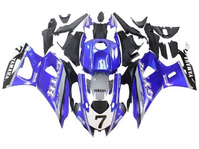 2021-2024 Blue Grey White GYTR Yamaha YZF R7 Motorcycle Fairings Canada