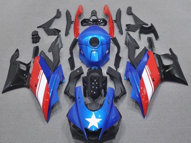 2019-2021 Blue Red White Star Yamaha YZF R3/R25 Motorcycle Fairings Canada