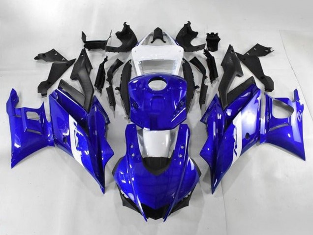 2019-2021 White Blue Matte Black Yamaha YZF R3/R25 Motorcycle Fairings Canada