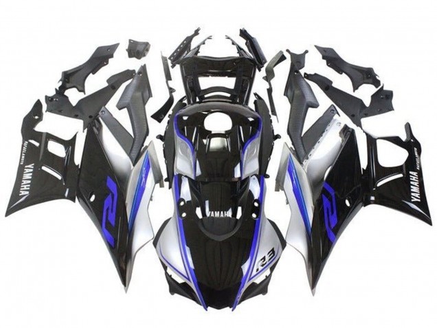 2019-2021 Silver Blue Black Yamaha YZF R3/R25 Motorcycle Fairings Canada