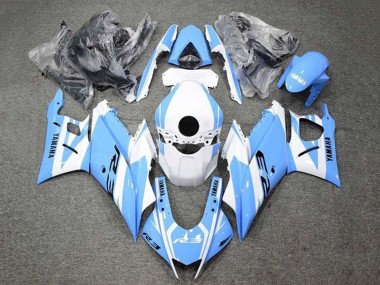 2019-2021 White Light Blue Yamaha YZF R3/R25 Motorcycle Fairings Canada