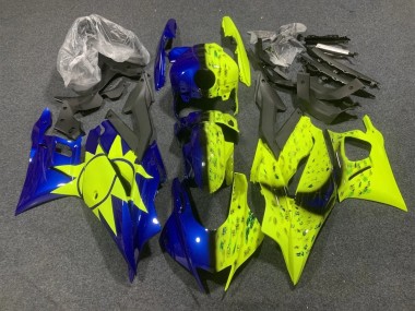 2022-2024 Yellow Blue Yamaha YZF R3/R25 Motorcycle Fairings Canada
