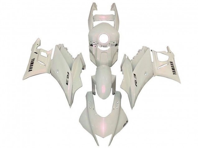 2022-2024 Pearl White Yamaha YZF R3/R25 Motorcycle Fairings Canada