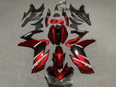 2022-2024 Red White Glossy Black Yamaha YZF R3/R25 Motorcycle Fairings Canada