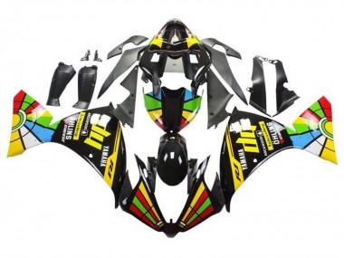 2009-2011 Glossy Black HP Color Wheel Yamaha YZF 1000 R1 Motorcycle Fairings Canada