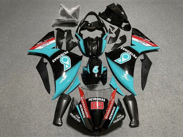2009-2011 Glossy Black Light Blue Red Petronas Yamaha YZF 1000 R1 Motorcycle Fairings Canada