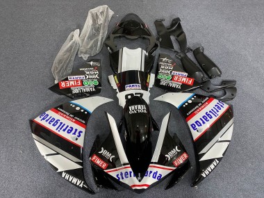 2009-2011 White Black Red Sterilgarda Racing Yamaha YZF 1000 R1 Motorcycle Fairings Canada