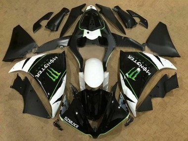 2009-2011 White Black Green Monster Energy Yamaha YZF 1000 R1 Motorcycle Fairings Canada