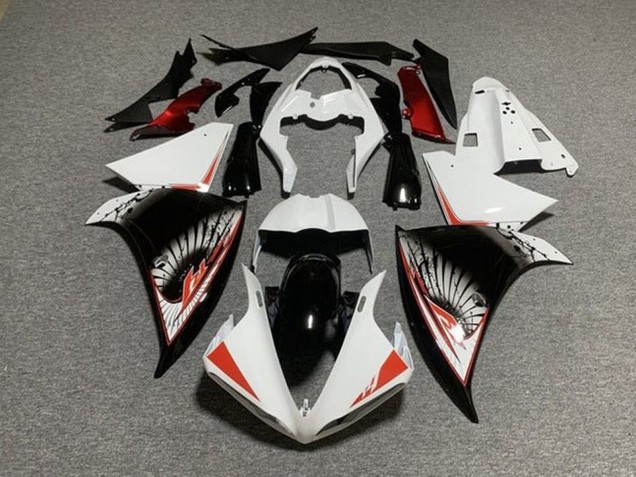 2009-2011 White Red Black Yamaha YZF 1000 R1 Motorcycle Fairing Kits Canada