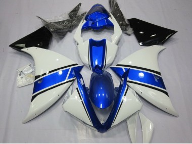 2009-2011 White Blue Black Yamaha YZF 1000 R1 Motorcycle Fairings Canada