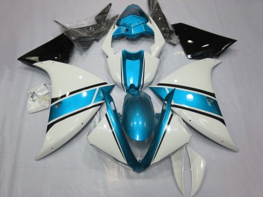 2009-2011 White Light Blue Black Yamaha YZF 1000 R1 Motorcycle Fairings Canada