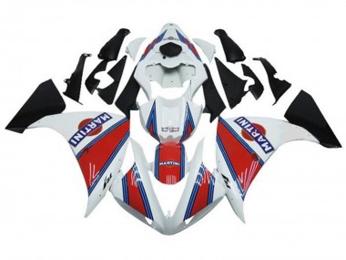 2009-2011 White Red Blue Black Martini Yamaha YZF 1000 R1 Motorcycle Fairings Canada