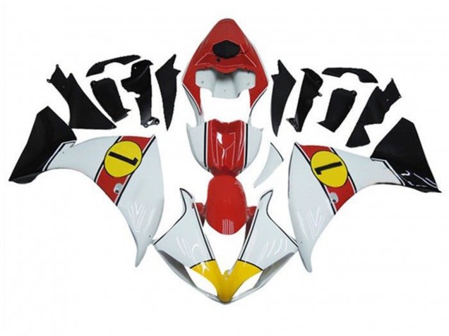 2009-2011 White Red Yellow Black Yamaha YZF 1000 R1 Motorcycle Fairings Canada