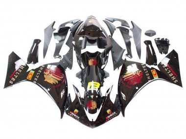2012-2014 Glossy Black Red Yellow Sheltes Yamaha YZF 1000 R1 Motorcycle Fairings Canada