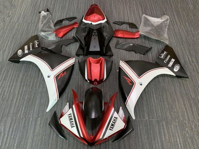 2012-2014 White Red Black Yamaha YZF 1000 R1 Motorcycle Fairings Canada