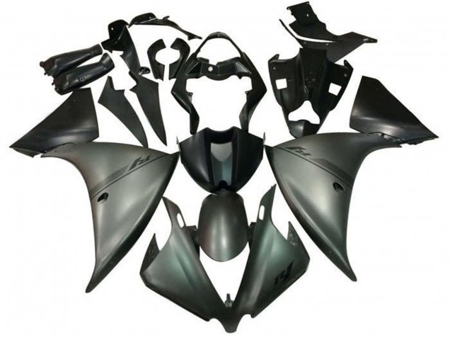 2012-2014 Matte Grey Matte Black Yamaha YZF 1000 R1 Motorcycle Fairings Canada