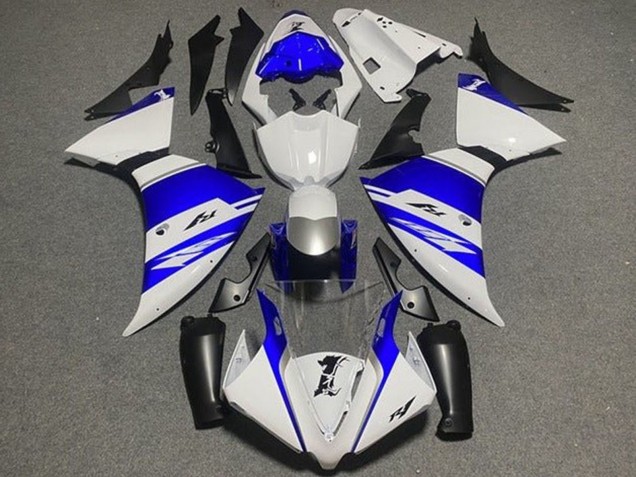 2012-2014 White Blue Black Silver Stripe Yamaha YZF 1000 R1 Motorcycle Fairings Canada