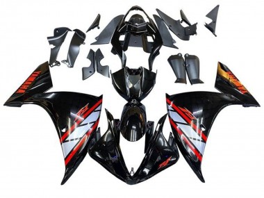 2012-2014 Glossy Black Silver Red Stripe Yamaha YZF 1000 R1 Motorcycle Fairings Canada