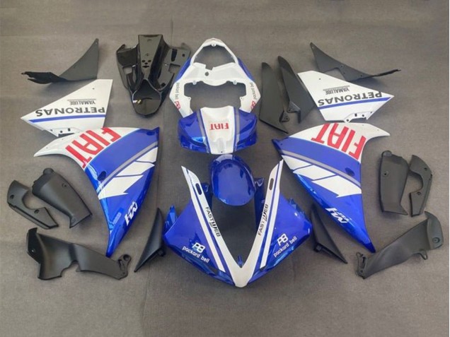 2012-2014 White Blue Red Fiat Yamaha YZF 1000 R1 Motorcycle Fairings Canada