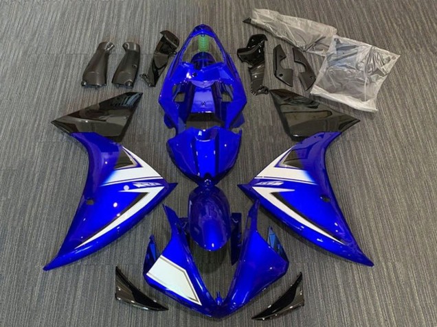 2012-2014 Blue White Black Stripe Yamaha YZF 1000 R1 Motorcycle Fairings Canada