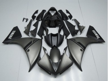 2012-2014 Matte Grey Matte Black White Decals Yamaha YZF 1000 R1 Motorcycle Fairings Canada