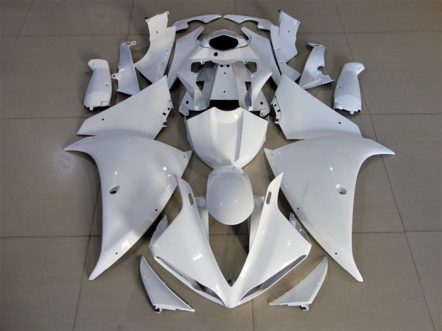 2012-2014 White Yamaha YZF 1000 R1 Motorcycle Fairings Canada