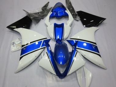 2012-2014 White Blue Black Yamaha YZF 1000 R1 Motorcycle Fairings Canada