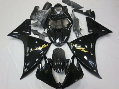 2012-2014 Glossy Black Gold Decals Yamaha YZF 1000 R1 Motorcycle Fairings Canada