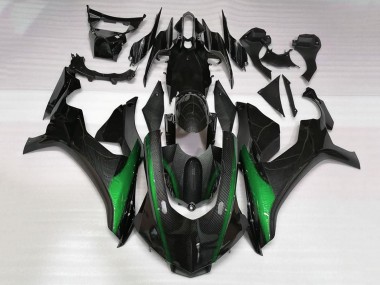 2015-2019 Faux Carbon Fiber Green Yamaha YZF 1000 R1 Motorcycle Fairings Canada