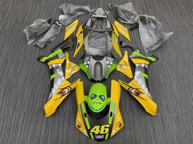 2015-2019 Yellow Green Shark 46 Yamaha YZF 1000 R1 Motorcycle Fairings Canada