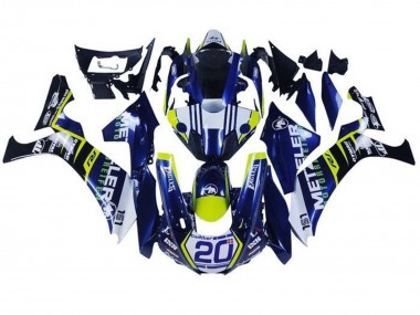 2015-2019 White Blue Yellow Black Yamaha YZF 1000 R1 Motorcycle Fairings Canada