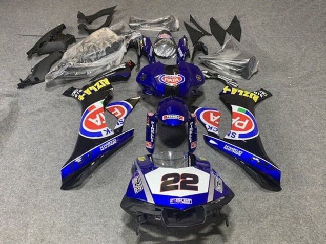 2015-2019 Blue White Black Red Pata 22 Yamaha YZF 1000 R1 Motorcycle Fairings Canada