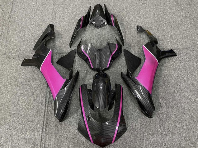 2015-2019 Faux Carbon Fiber Pink Yamaha YZF 1000 R1 Motorcycle Fairings Canada
