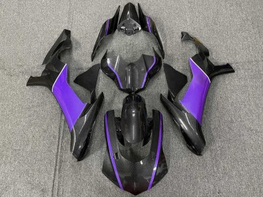2015-2019 Faux Carbon Fiber Purple Yamaha YZF 1000 R1 Motorcycle Fairing Canada