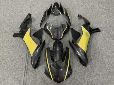2015-2019 Faux Carbon Fiber Yellow Yamaha YZF 1000 R1 Motorcycle Fairings Canada