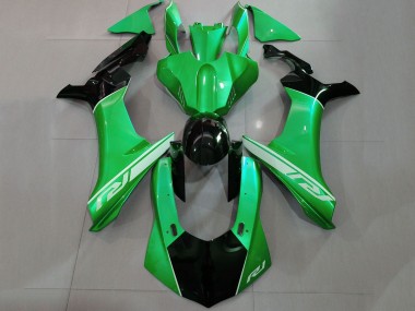 2015-2019 Green Glossy Black Silver Yamaha YZF 1000 R1 Motorcycle Fairings Canada