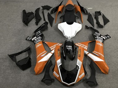 2015-2019 Orange White Glossy Black Yamaha YZF 1000 R1 Motorcycle Fairings Canada