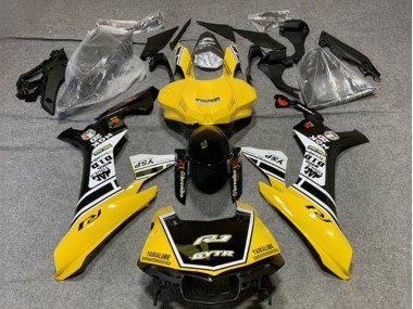 2020-2025 Yellow White Glossy Black GYTR Yamaha YZF 1000 R1 Motorcycle Fairings Canada