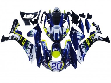 2020-2025 White Blue Yellow Black Yamaha YZF 1000 R1 Motorcycle Fairings Canada