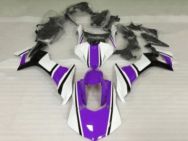 2020-2025 White Purple Glossy Black Yamaha YZF 1000 R1 Motorcycle Fairing Canada