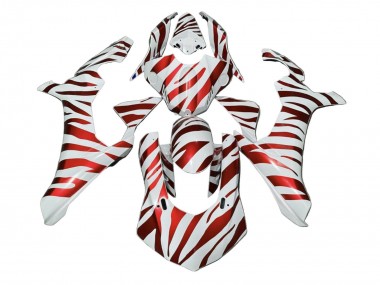 2020-2025 White Red Zebra Yamaha YZF 1000 R1 Motorcycle Fairings Canada